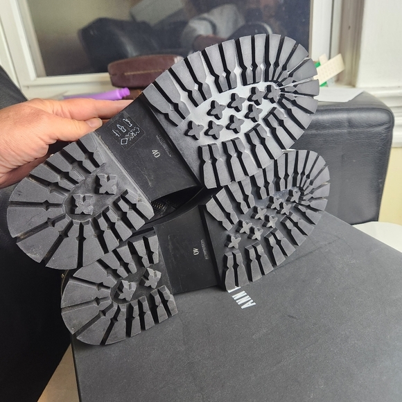 Ann Demeulemeester Black Chunk Sole Ankle Boots size 40 BNWT - Picture 11 of 11